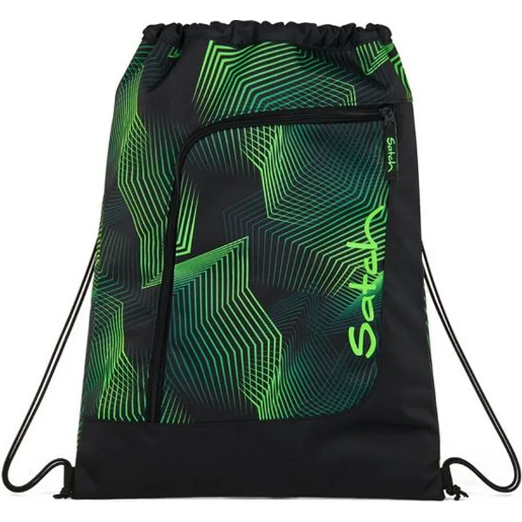 Satch Turnbeutel Sportbeutel, Einfach am Rucksack fixierbar, passt auf alle satch Schulrucksäcke, recyceltes Polyester