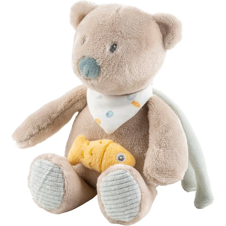 Nattou Spieluhr Romeo, Jules&Sally, Bär Jules - Musikalisches Kuscheltier für süße Träume in sanften Farben