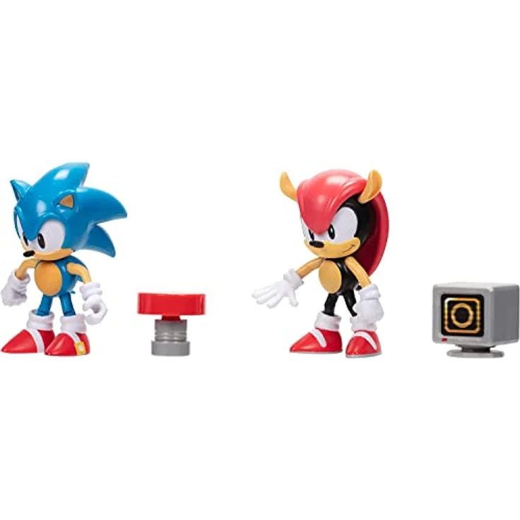 Jakks Pacific Sonic und Classic Mighty, Sammelfigur 2er-Pack, mehrfarbig, 10 cm – Bild 9
