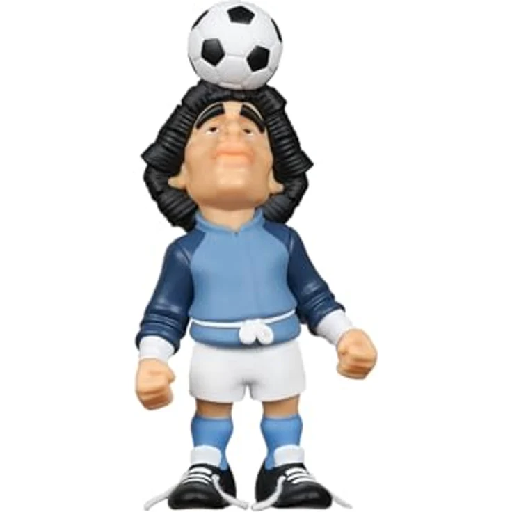 MINIX Fußball Legends #113 Maradona Sammelfigur, 12 cm hoch, PVC, mit Schnürung und Ausstellungsbox – Bild 3