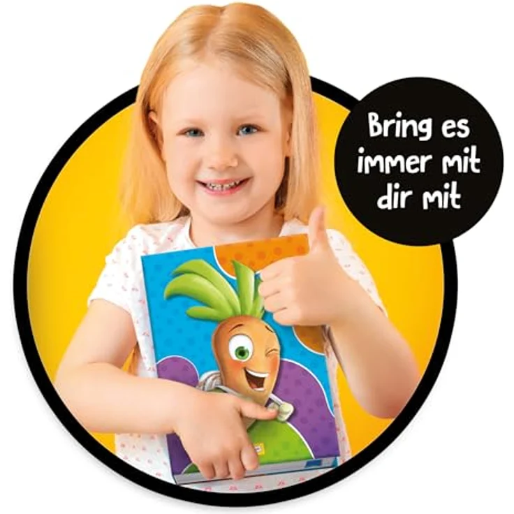 Lisciani Montessori Carotina - Buchstaben und Wörter 2 in 1, Lernspiel mit magnetischen und elektronischen Elementen, Made in Europe – Bild 4