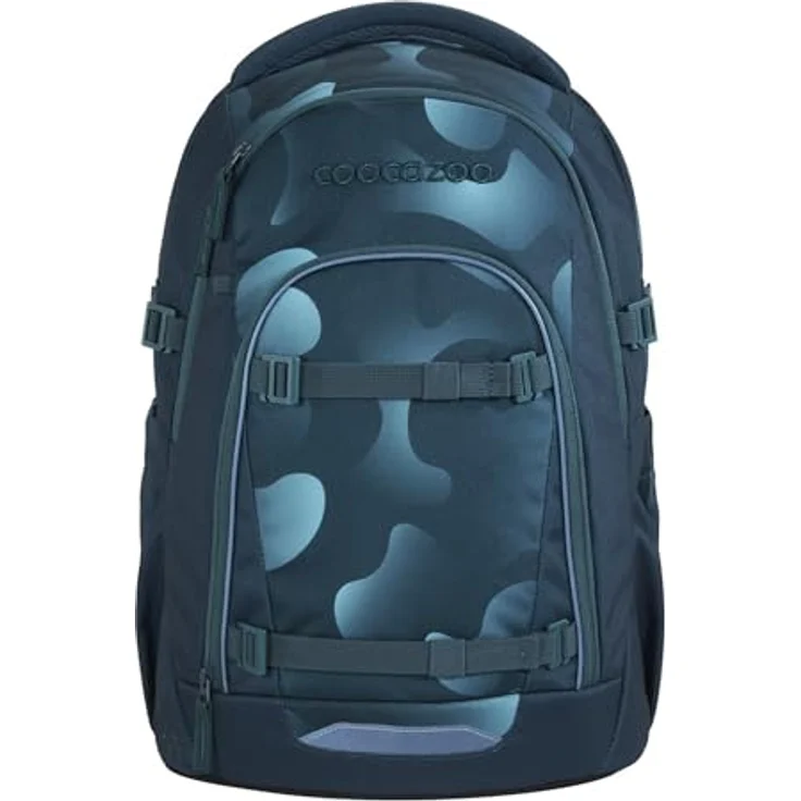 coocazoo Schulrucksack Mate - 44 cm, ergonomisch mit 30 Litern Volumen, Farbe Aqua Flow – Bild 1