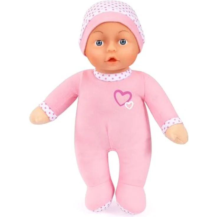 Bayer Puppenbuggy Set mit Puppe, fröhliche Farbkombination, geeignet für Puppen bis 46 cm – Bild 3