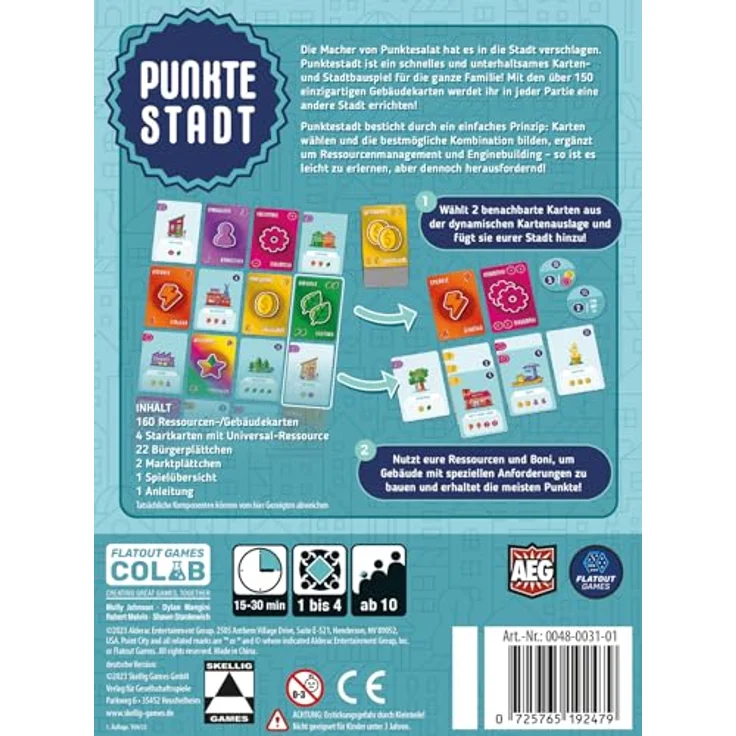 Skellig Games Familienbrettspiel mit über 150 einzigartigen Gebäudekarten – Bild 2