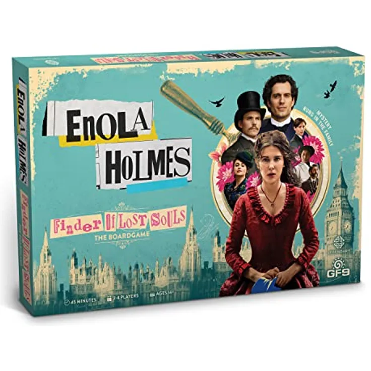 Gale Force Nine GF9ENHO1 Enola Holmes Finder of Lost Souls, strategisches Brettspiel für 2-6 Spieler