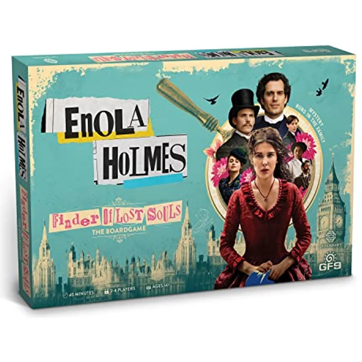 Gale Force Nine GF9ENHO1 Enola Holmes Finder of Lost Souls, strategisches Brettspiel für 2-6 Spieler – Bild 1