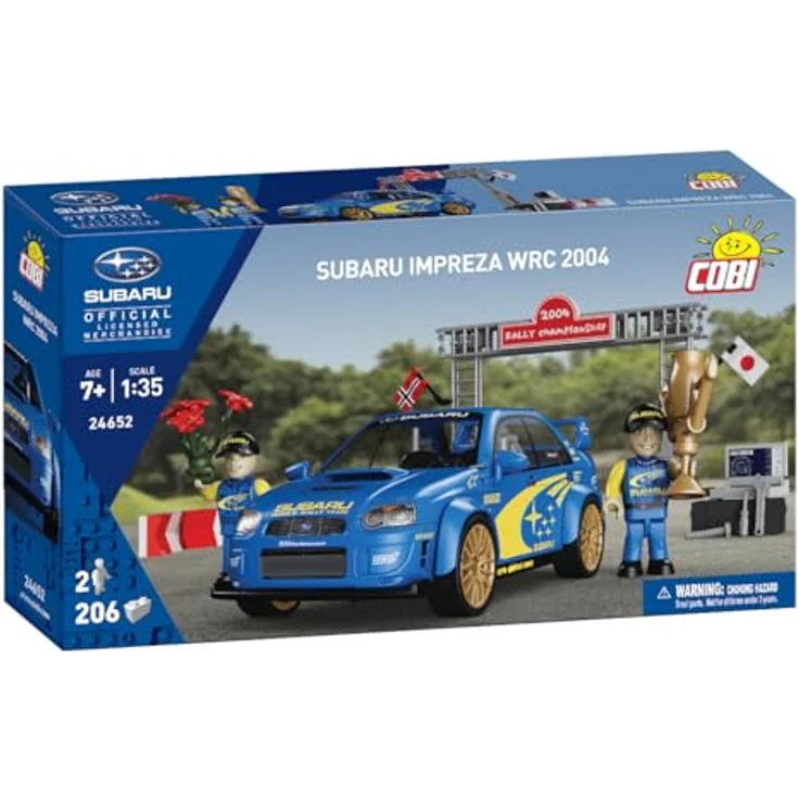 COBI Subaru Impreza WRC 2004, Modellfahrzeug aus Bausteinen made in EU – Bild 5