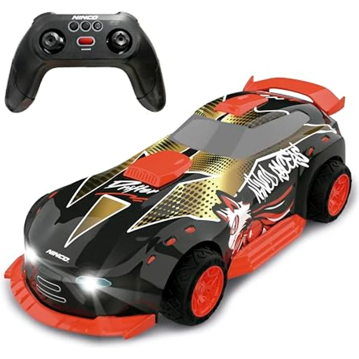 Ninco RC Drifter Auto, ferngesteuertes Auto mit programmierbaren Bewegungen, wiederaufladbarer 500 mAh Batterie und Lichtern, ab 6 Jahren (NH93199) – Bild 1