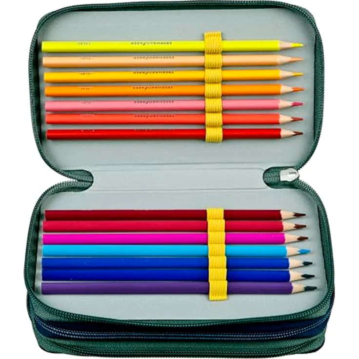 Scooli Tripledecker Harry Potter, Gefülltes Schüleretui mit 21 Buntstiften und Zubehör, ergonomisch geformt, robust und langlebig, ideal für Schule und Freizeit, ab 6 Jahren – Bild 3