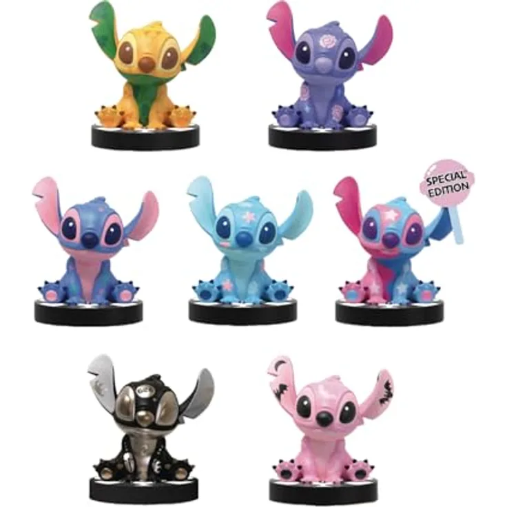 Beast Kingdom Toys Lilo & Stitch Mini Egg Attack Figur, 10 cm, Detailreiches Mashup-Design in Blind Box Verpackung