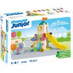 Playmobil® Erlebnisturm mit Eisstand (71703), JUNIOR Konstruktions-Spielset, (18 St), Made in Europe