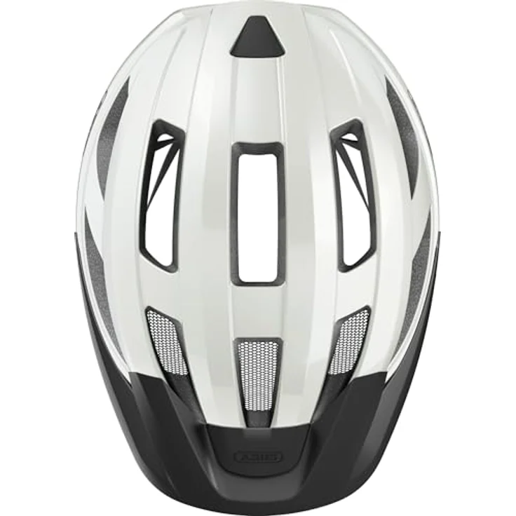 ABUS Rennradhelm Macator - sportiver Fahrradhelm für Einsteiger - auch für Zopfträger/-innen - für Damen und Herren - Weiß Glänzend, Größe L – Bild 5