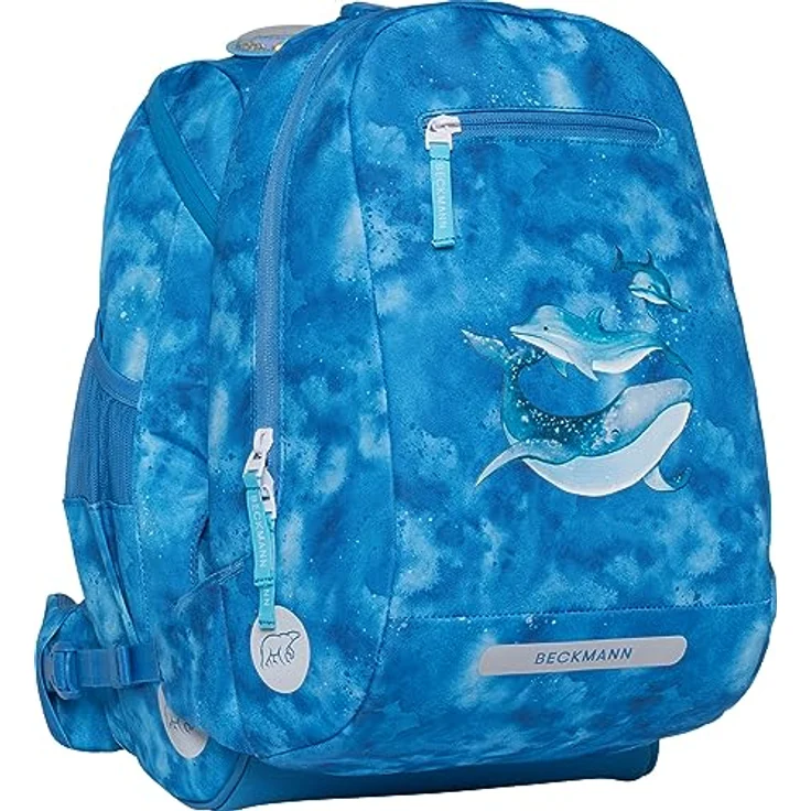 Beckmann Active Air FLX Space Mission, Schulrucksack Set (6tlg., blau) mit Laptopfach, Sportrucksack, Federmappe und Regenhülle – Bild 8