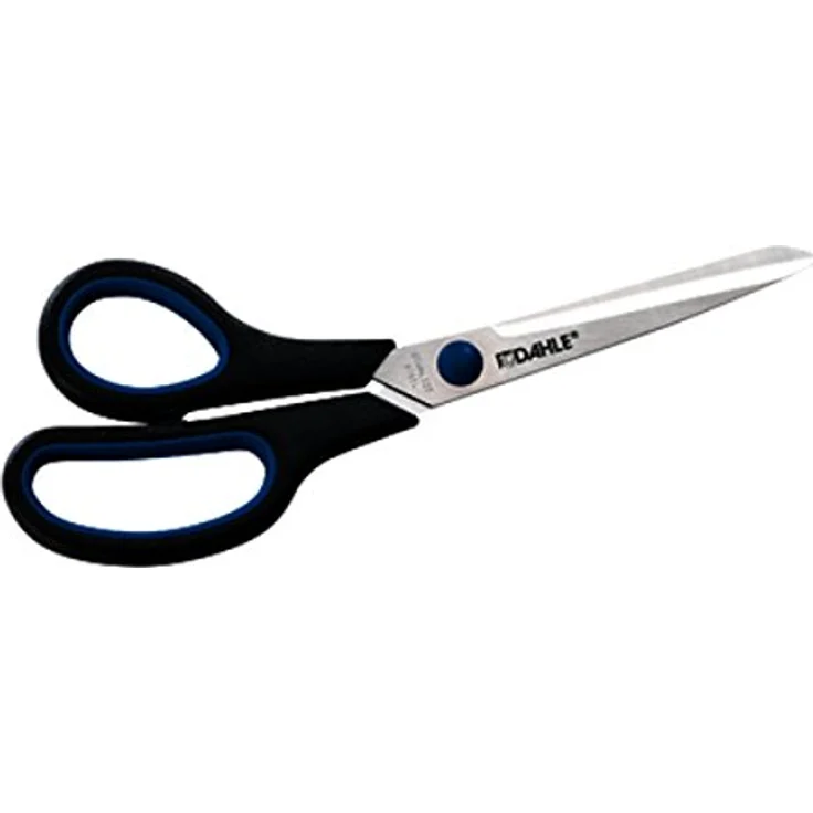 DAHLE Papierschere 54418, 20 cm, für Linkshänder mit Comfort-Grip, blau/silber/schwarz – Bild 4