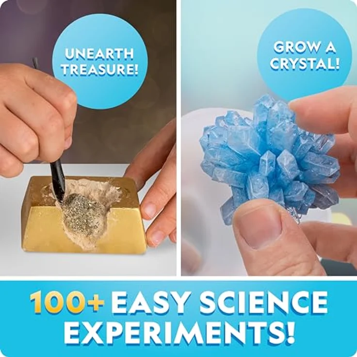 Blue Marble NATIONAL GEOGRAPHIC Earth Science Kit - Over 15 Science Experiments and STEM Activities for Kids, Includes Crystal Grow Kit, Volcano Science Kit – Bild 3