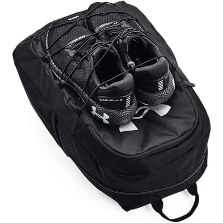Under Armour UA Hustle Sport Backpack black - silver (001-055) – Bild 3
