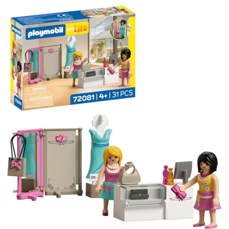 PLAYMOBIL Modeboutique 72081, Spielset für Kinder ab 3 Jahren mit beweglichen Figuren und Zubehör – Bild 1