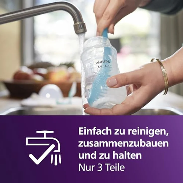 Philips Avent Natural Response Sauger – 2x Sauger für Babyflaschen mit Durchflussstärke 2, für Neugeborene ab 0 Monaten, BPA-frei (Modell SCY962/02) – Bild 6