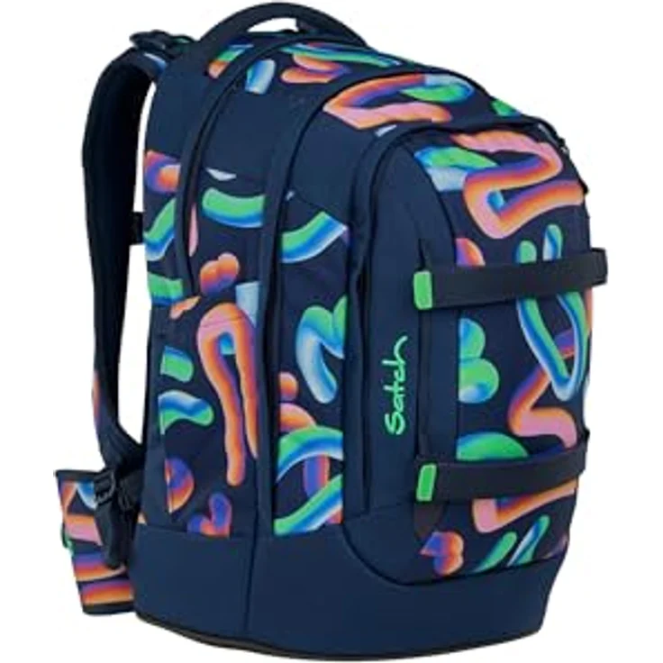 Satch Pack Set, Ergonomischer Schulrucksack mit 30L Stauraum, wasser- und schmutzabweisend, für Schüler ab 5. Klasse – Bild 4