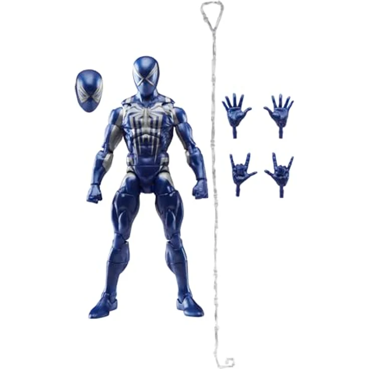 Hasbro Marvel Legends Peter Parker Actionfigur im Anti-Venom-Anzug-Stil, 15 cm, mit 6 Accessoires – Bild 1