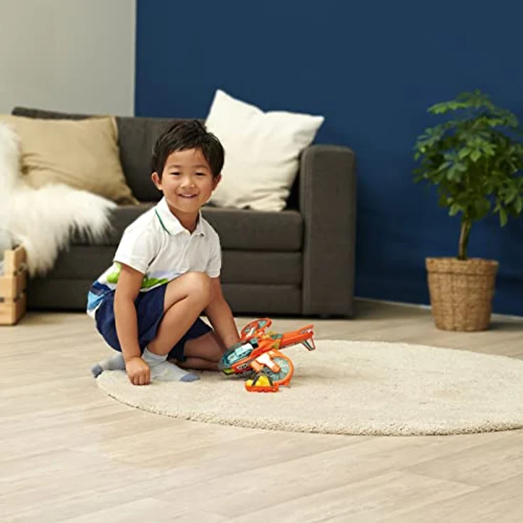 Dickie Toys - Spielzeug-Helikopter Sky Patroller (35 cm) - Rettungs-Flugzeug mit einklappbaren Flügeln & Wasser-Spritzfunktion, Spielzeug-Hubschrauber für Kinder ab 3 Jahren, 203794000ONL – Bild 4