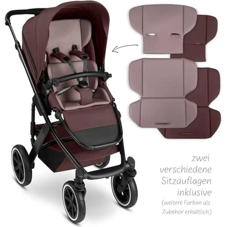 ABC Design Kombi-Kinderwagen Salsa 5 Air Set - Flexibel, komfortabel und praktisch - Umbra – Bild 6