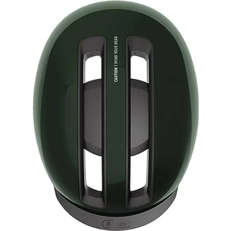 ABUS Urban Helm HUD-Y - mit magnetischem, aufladbarem LED-Rücklicht & Magnetverschluss - Cooler Fahrradhelm für den Alltag - für Damen und Herren - Grün, Größe S – Bild 4