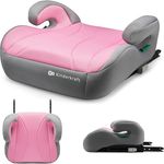 Kinderkraft I-BOOST i-Size, Sitzerhöhung für Kinder (135-150 cm) mit Isofix, leicht & komfortabel, Pink