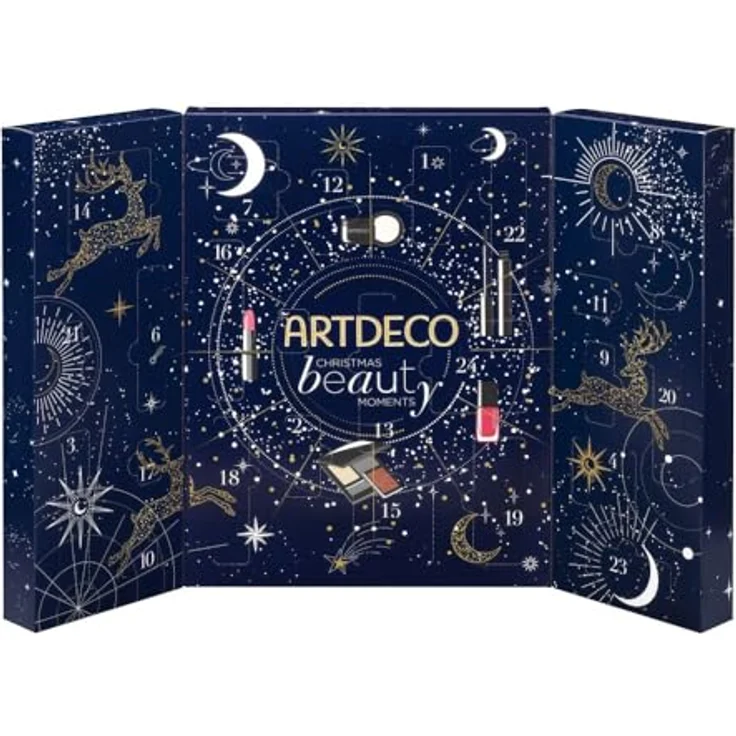 ARTDECO Adventskalender 2025, 24 Beauty-Überraschungen mit dekorativer Kosmetik und pflegenden Minis – Bild 1