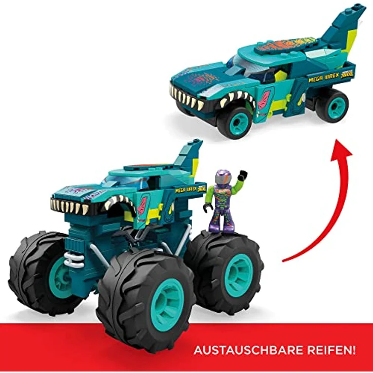 Mattel Mega Construx Hot Wheels Mega-Wrex Monster Truck – Bild 5