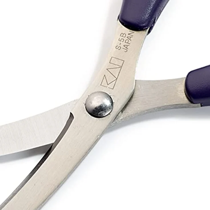 Prym Professional Stoffschere gebogen 5 1/4'' (13,5 cm), Edelstahl, für Rechts- und Linkshänder, Blau – Bild 4