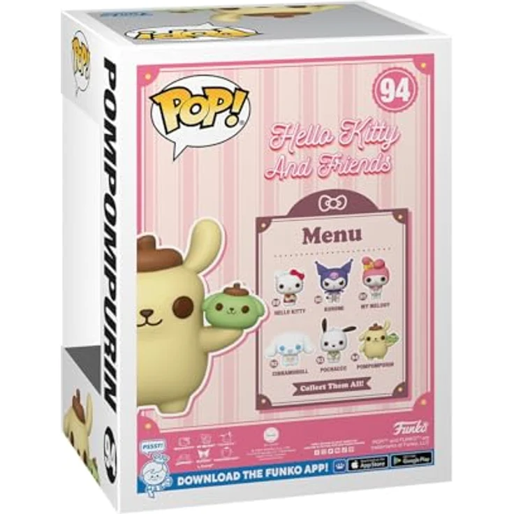 Funko Pop! Sanrio: HK - Pompompurin, Vinyl-Sammelfigur, 9,5 cm, offizielles Merchandise für Hello Kitty Fans, Sammlerstück – Bild 3