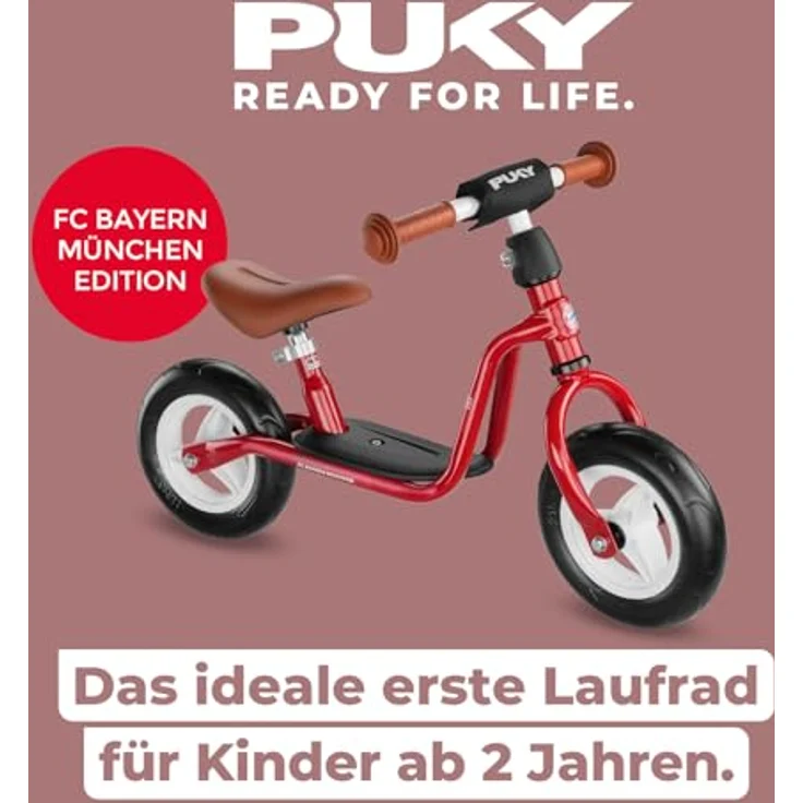 Puky Laufrad LRM, Laufrad ab 2 Jahren in verschiedenen Farben, stoßfeste Pulverbeschichtung, höhenverstellbarer Sattel – Bild 2