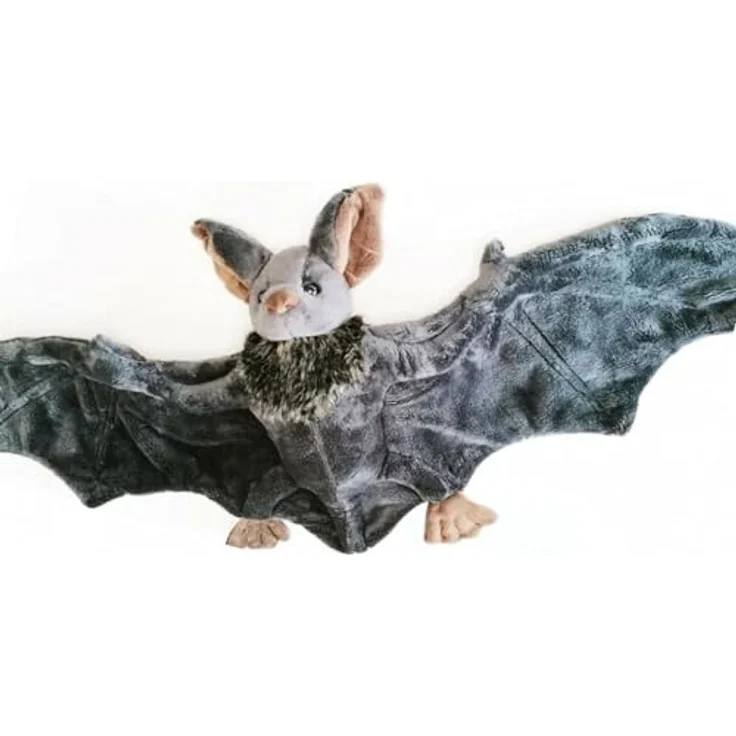 Tinisu Fledermaus Kuscheltier 30 cm – Weiches Halloween Plüschtier mit detailreicher Form – Bild 4