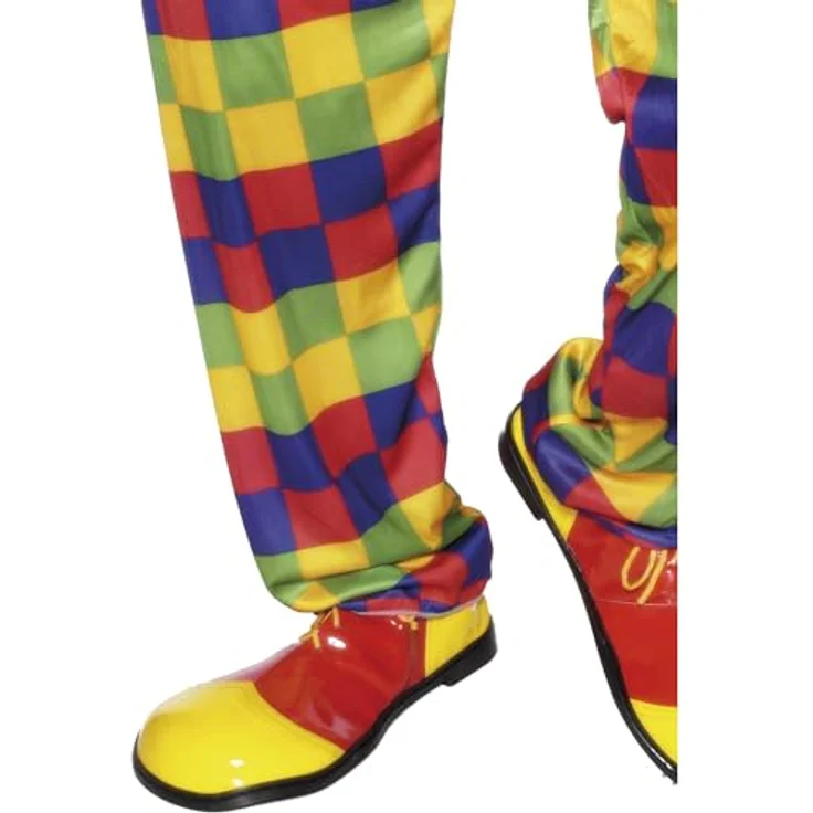 Smiffys Clown-Schuhe, Deluxe, One Size, Witzige Accessoires und Dekorationen – Bild 1