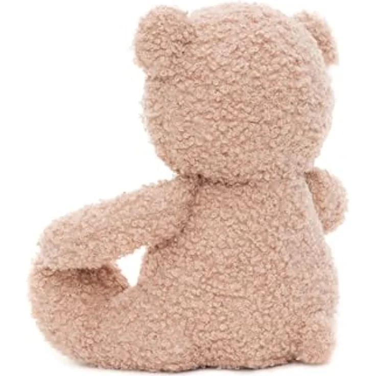 Jollein Kuscheltier Teddy Bear - Wild Rose-Rosa, super kuscheliges Bouclé Material, fest sitzend in Zuhörposition – Bild 3