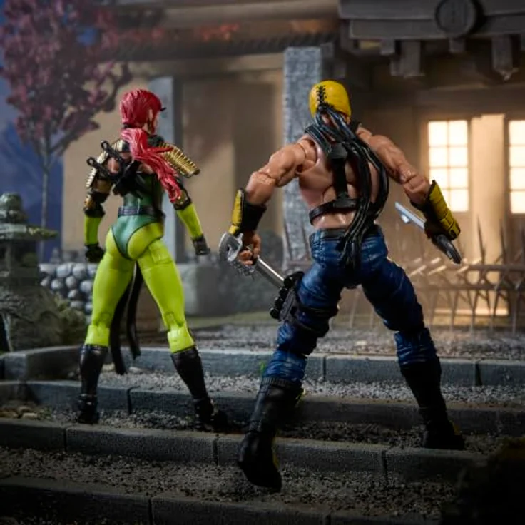 Hasbro G.I. Joe G20465L00 Classified Series, Ninja Force Scarlett und T'Jbang Figuren-Set mit 15 Zubehörteilen aus ABS, PP und PVC – Bild 14