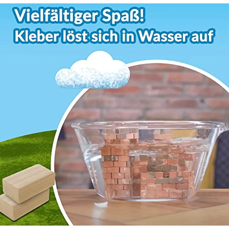 Brick Trick - Brick Trick Travel: Colosseum - Kreativ-Set mit 450 EKO Bausteinen, wiederverwendbar, für Kinder ab 7 Jahren – Bild 4