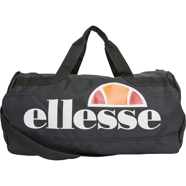 Ellesse Sporttasche PELBA BARREL BAG, Kindersporttasche mit verstellbarem Schulterriemen und robuster Qualität, Schwarz