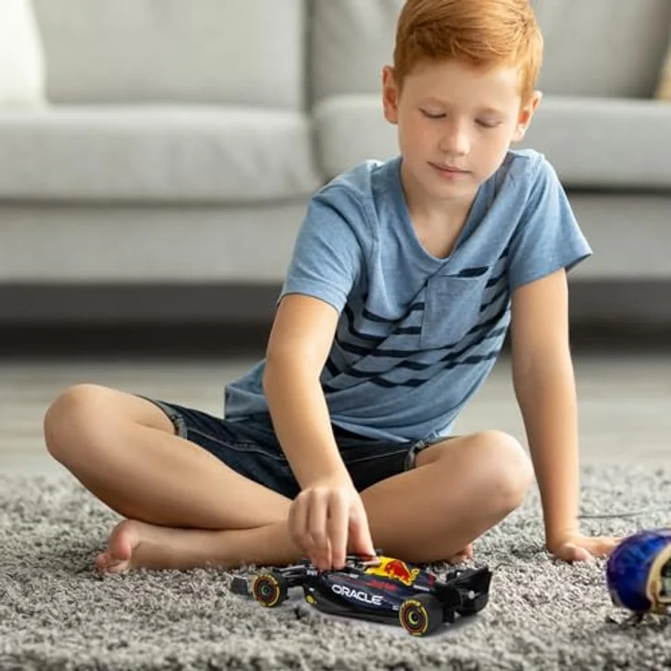 JAMARA Oracle Red Bull Racing RB19 Diecast 1:32, dunkelblau, originalgetreue Lackierung und hochwertige Verarbeitung, offiziell lizenziert – Bild 2