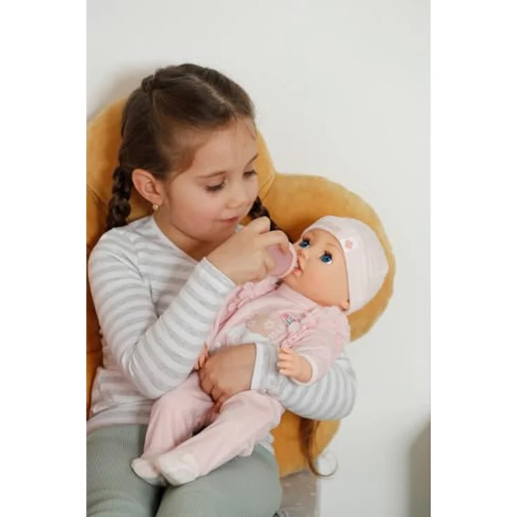 MGA Zapf Creation BABY born Annabell Puppe, 43 cm mit realistischen Babylauten und Bewegungen – Bild 10