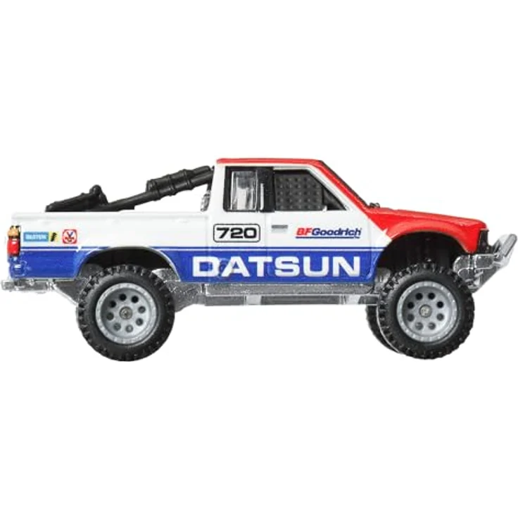 Hot Wheels Datsun King Cab Baja HRV71, 1:64 Modellfahrzeug aus Druckguss, Offroad-Design – Bild 3