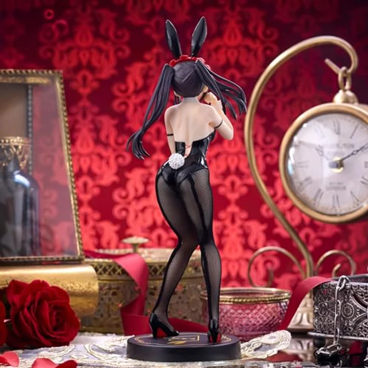 FuRyu Corporation Date A Live BiCute Hasen-Figur Kurumi Tokisaki, schwarze Farbe, mit Standfuß, offizielles Lizenzprodukt – Bild 3
