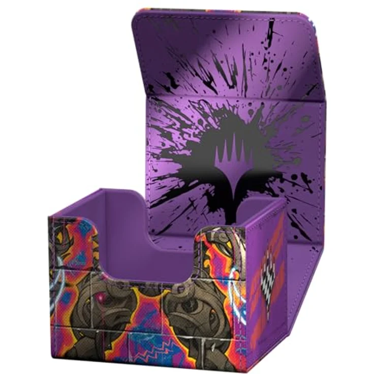 Ultimate Guard Sidewinder 100+, Deck-Box für Magic: The Gathering, bis zu 100 Double-Sleeve Karten, widerstandsfähiges Xenoskin, Magnetverschluss, Coalstoke Gearhulk, Ätherdrift 2 – Bild 4