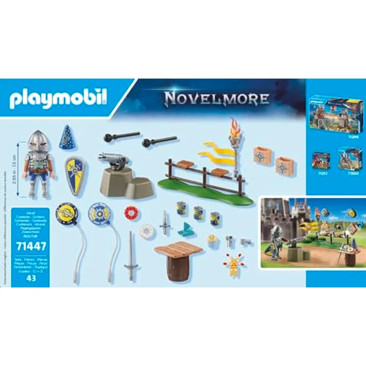 Playmobil® Konstruktions-Spielset Rittergeburtstag (71447), Novelmore, (43 St), Made in Europe – Bild 5