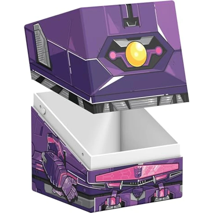 Squaroes SQR100233 - Squaroes Squaroe Transformers TR007 - Shockwave - Deckbox für bis zu 100 Karten, umweltfreundlich, robust und vollflächig bedruckt – Bild 5