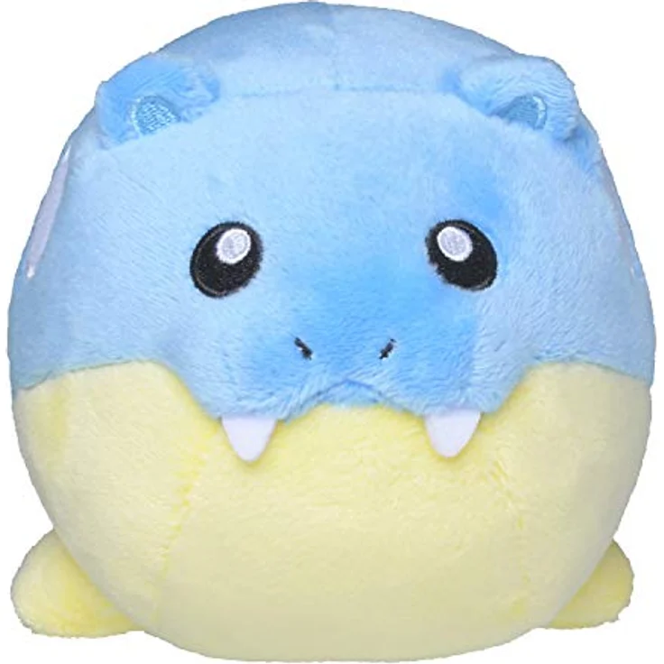 Pokémon Center Plüschfigur Pokemon Seemops Kuscheltier - 14 cm Plüschtier Spheal Original – Bild 2