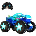 Hot Wheels RC-Monstertruck Monster Trucks Mega-Wrex Alive-Fahrzeug, mit Licht und Sound, interaktive Spielmodi - Preisvergleich