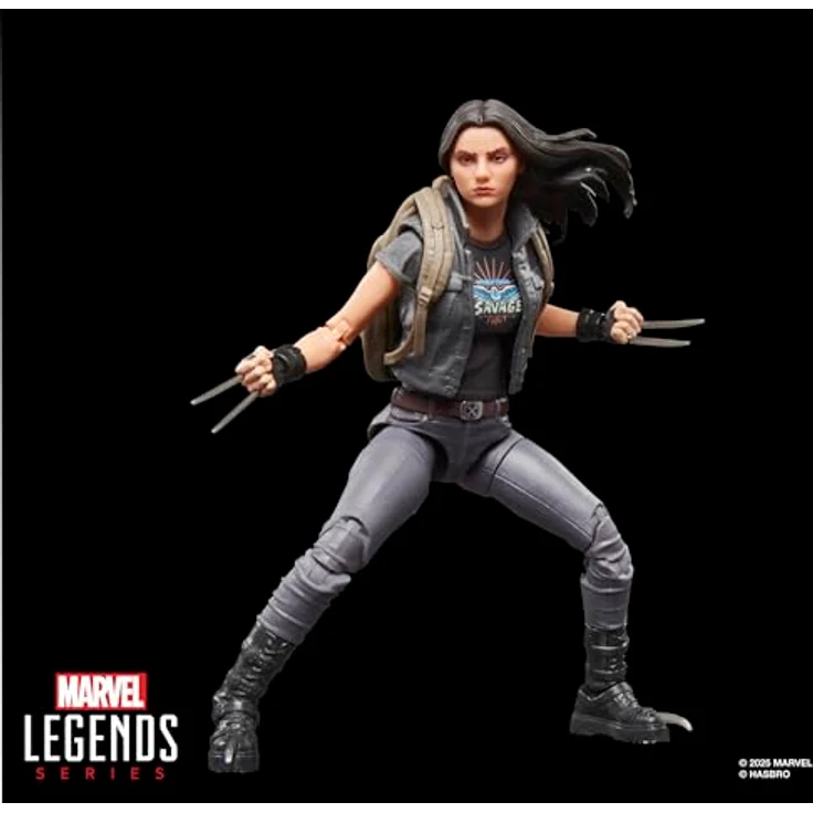 Hasbro Marvel Legends X-23 Figur, 15 cm, vollbeweglich mit 6 Accessoires, austauschbarem Kopf und Händen – Bild 9