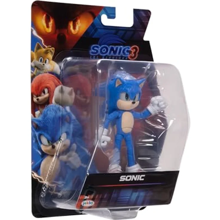 Sonic The Hedgehog 3 5" Sonic Figur mit 22 Gelenkpunkten, mehrfarbig – Bild 8